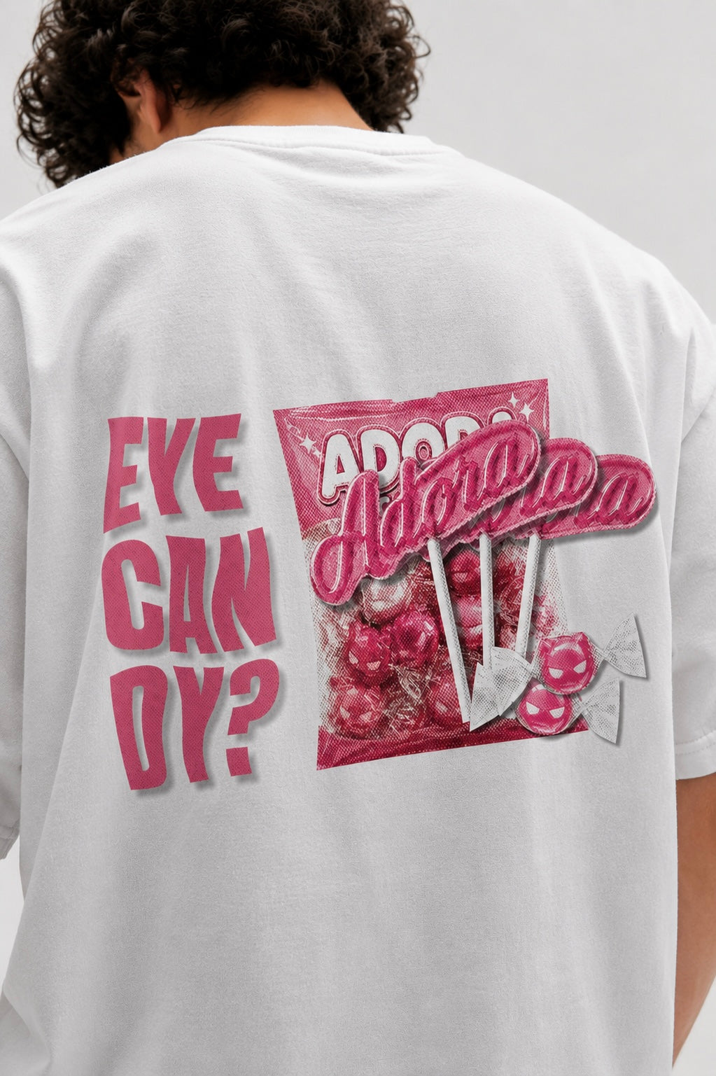 ADORA REGULAR FIT T-SHIRT "EYE CANDY?" (UNISEX)